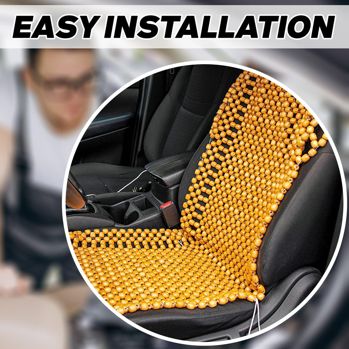 ZONETECH on semi truck seat showing long-haul comfort support