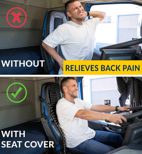 ZONETECH side profile showing bead spacing and supportive seating benefit