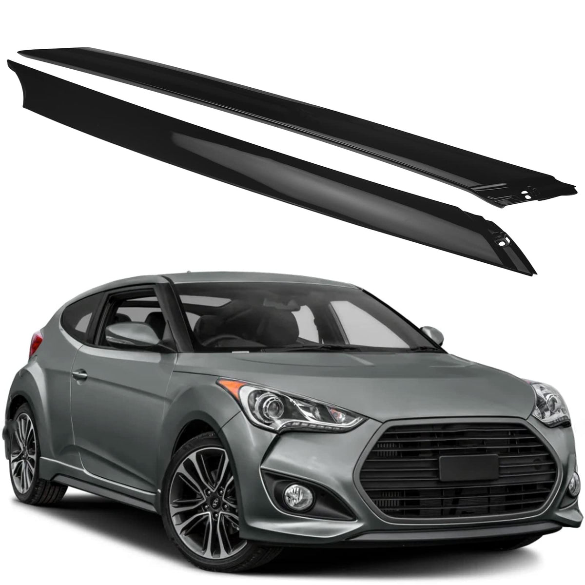 ZONFANT front view of A-pillar trim showing clean fit and OEM look