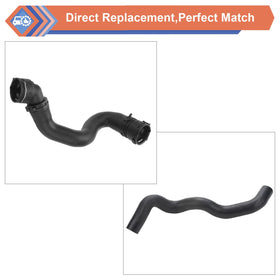 ZONFANT engine oil cooler inlet hose beside ruler showing size and direct-fit clarity
