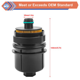 ZONFANT filter element media detail showing filtration structure and flow benefit