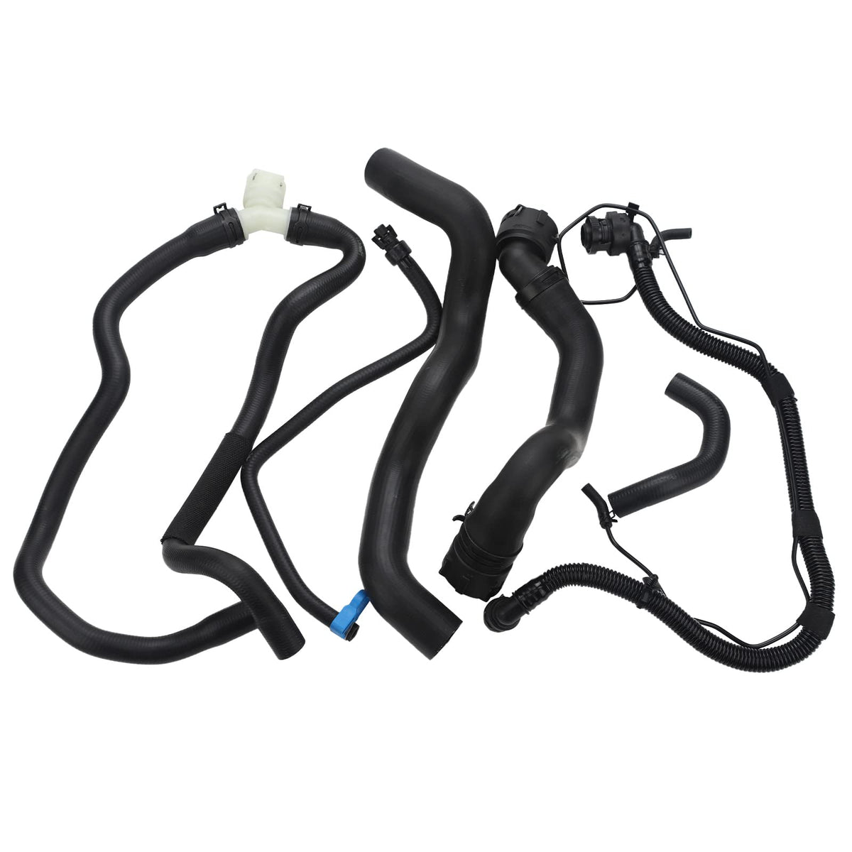 ZONFANT front view of complete 6-piece hose kit showing organized components and convenience