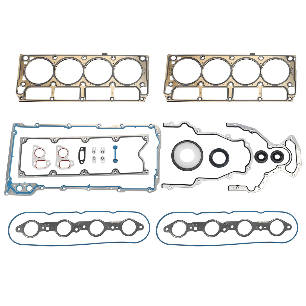 ZONFANT front packaging showing complete Gen 3 LS gasket kit and part list benefits