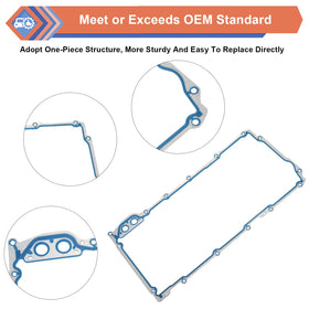 ZONFANT gasket installed on oil pan demonstrating correct seal benefit