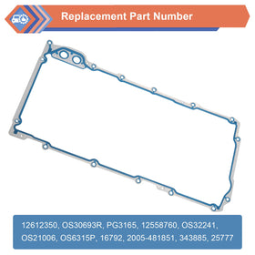 ZONFANT gasket with compatibility sheet showing part number clarity benefit