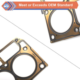 ZONFANT head gasket positioned on LS engine showing proper installation benefit