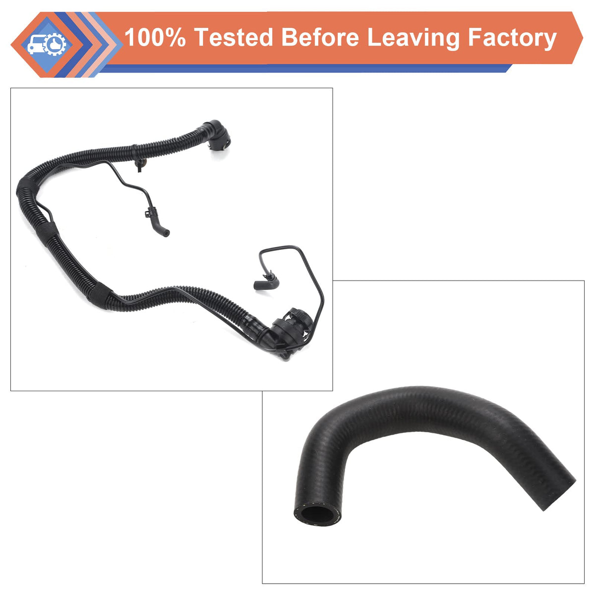 ZONFANT heater outlet hose textured surface demonstrating abrasion resistance and longevity