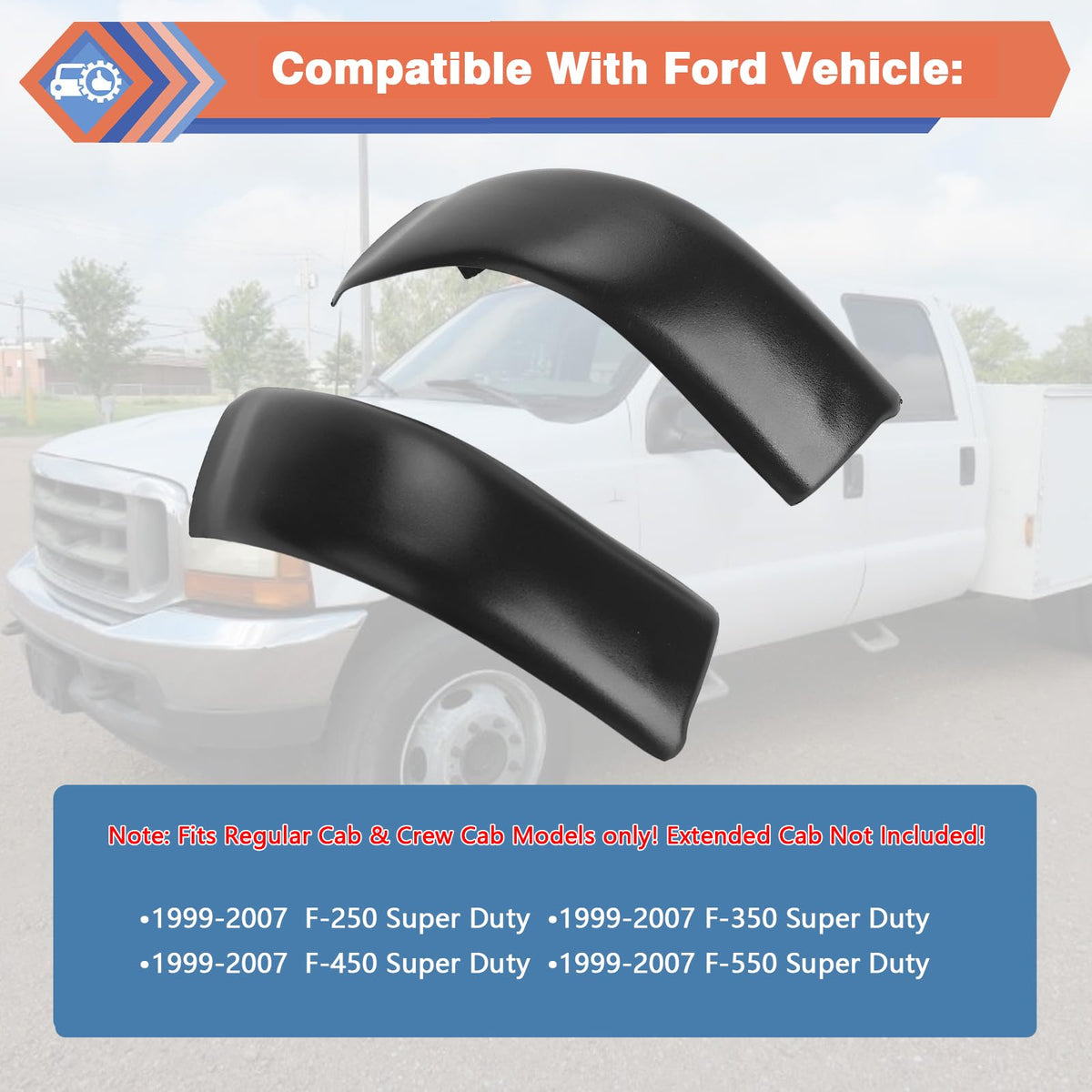 ZONFANT roof molding installed on Ford Super Duty illustrating restored exterior lines