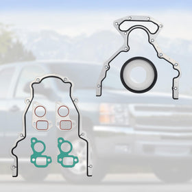ZONFANT oil pan and timing cover gaskets displayed to simplify lower-engine reseal work