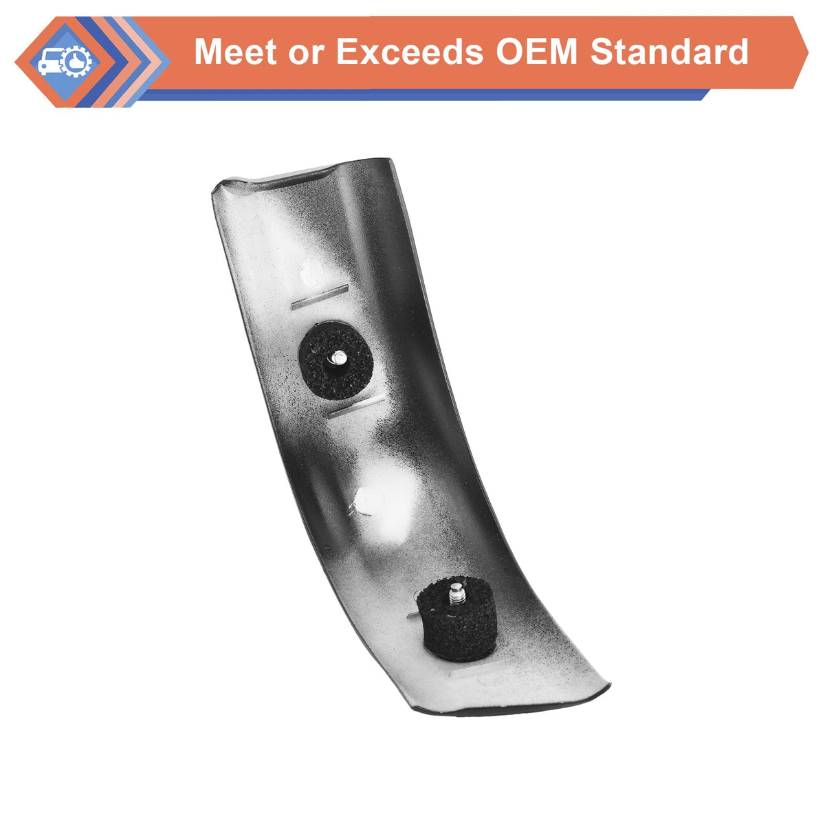 ZONFANT molding next to ruler showing accurate dimensions for direct fitment