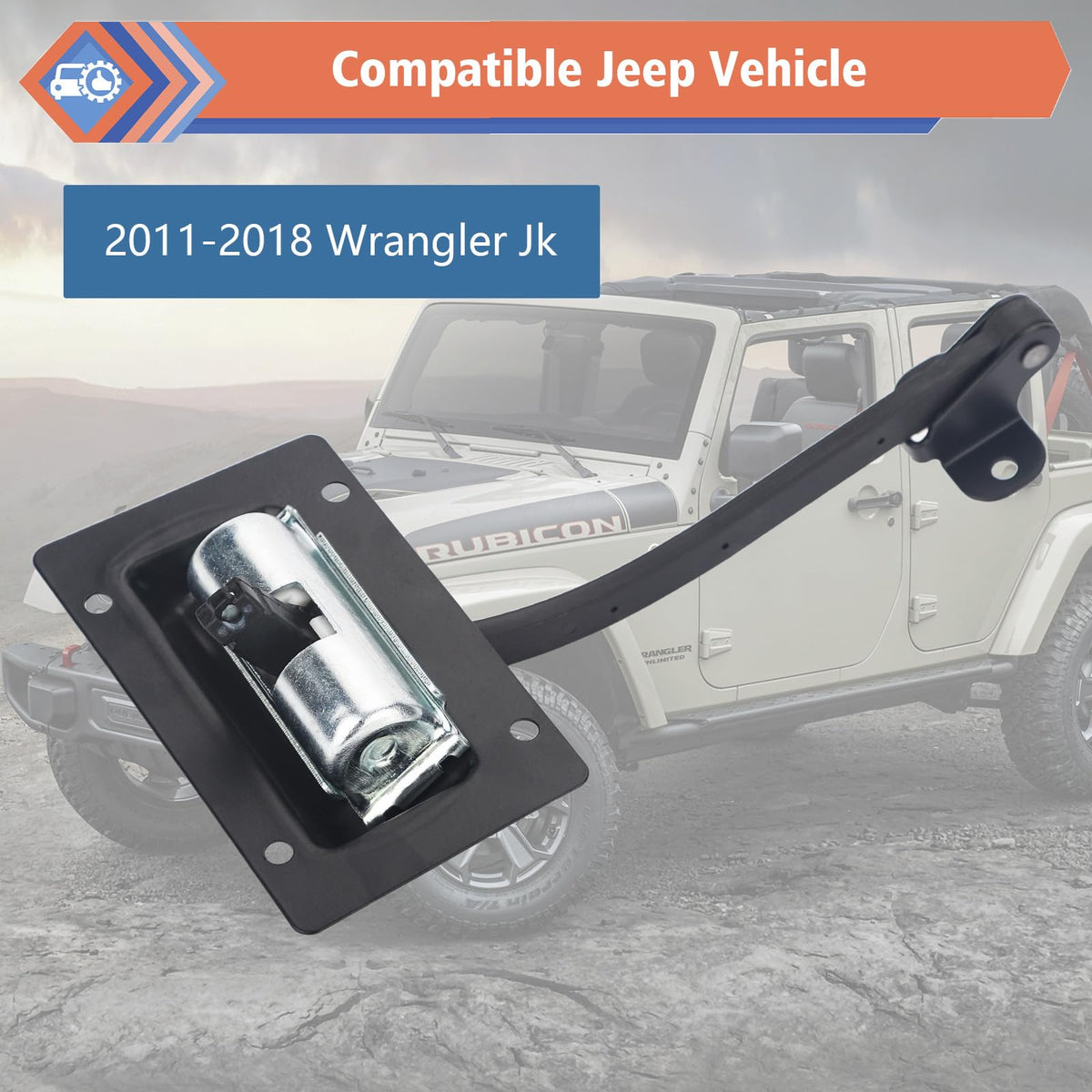 ZONFANT mounted on Jeep Wrangler showing restored tailgate stability