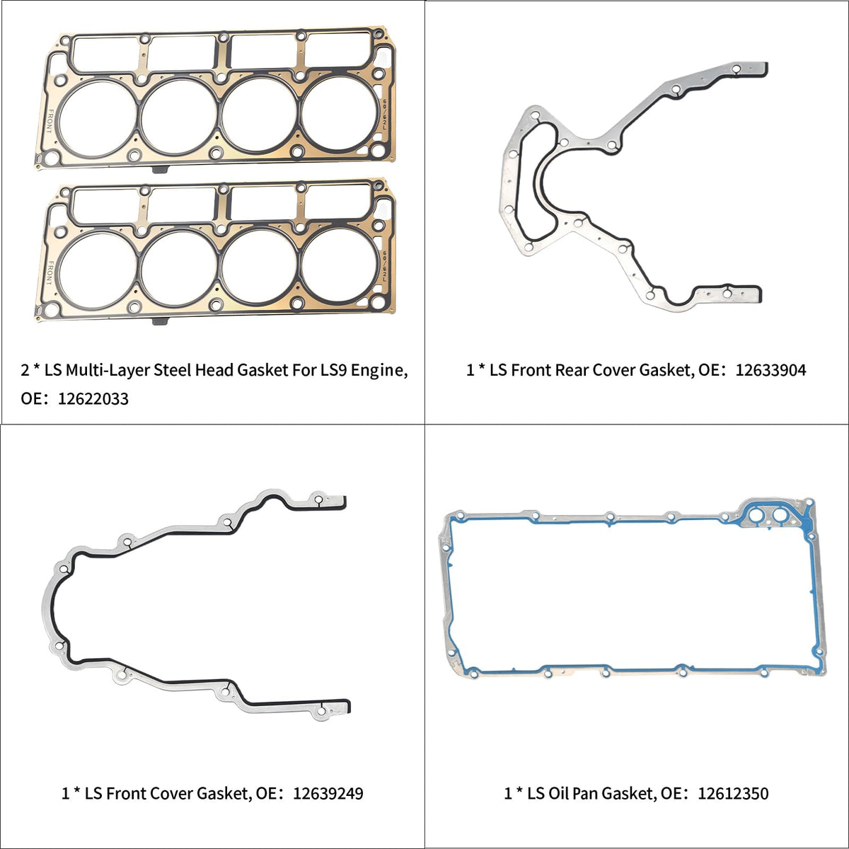 ZONFANT valley cover with valve gaskets highlighting correct contours and sealing reliability