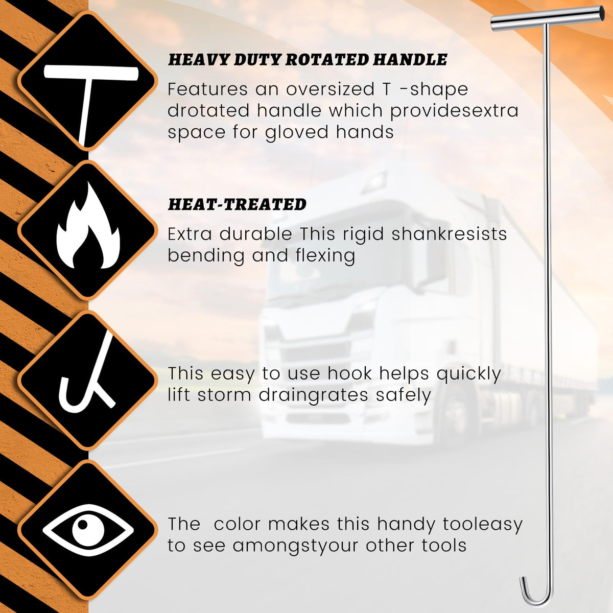 Zonon hollow-handle detail highlighting lighter weight and easier maneuvering