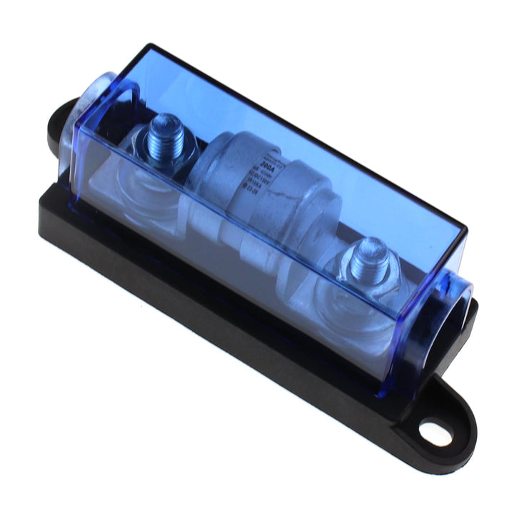 ZOOKOTO front view of fuse block showing robust housing and mounting points for safe installs