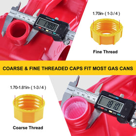 Zoolowua detailed threaded cap image, highlighting gasket seal to prevent leaks