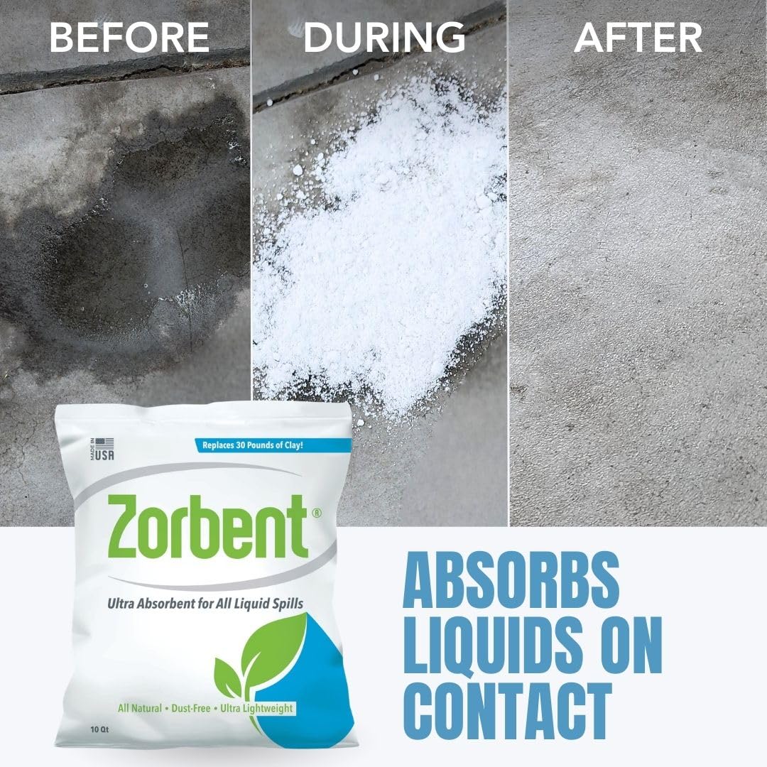 Zorbent granules close-up demonstrating fast absorption texture