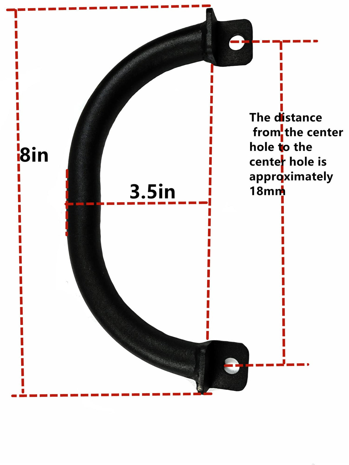 ZOROLE grab handle mounted on cart with passenger stability benefit