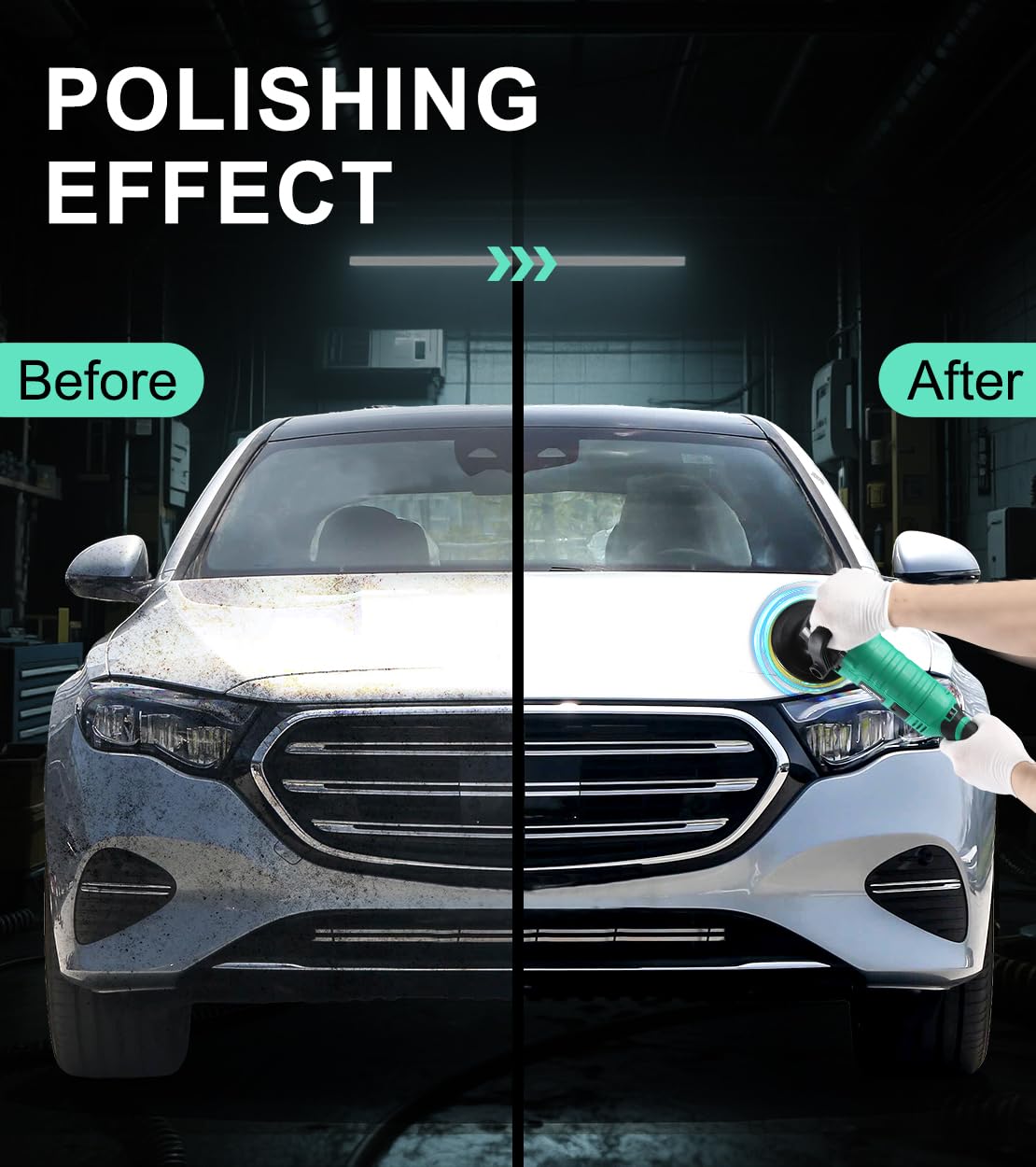 ZOTA polisher kit layout with pads and plates showing included versatile accessories
