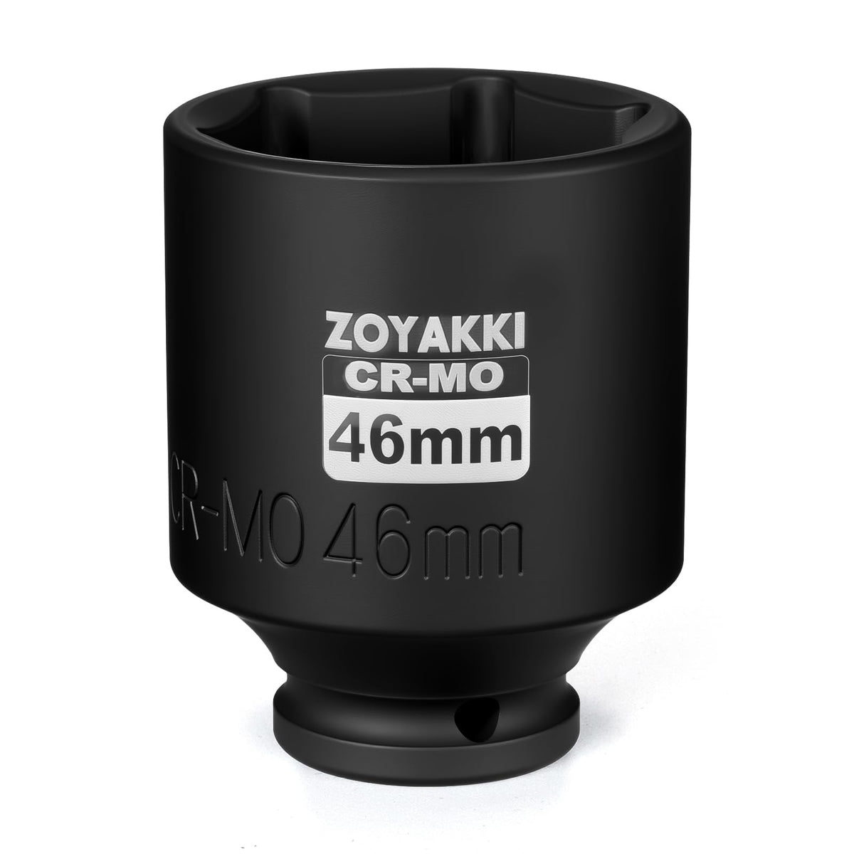 ZOYAKKI front view of 46mm socket showing size and finish benefit