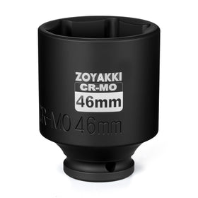 ZOYAKKI front view of 46mm socket showing size and finish benefit
