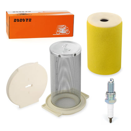 zozoye front view of kit showing guide cap foam and spark plug for easy identification and fit