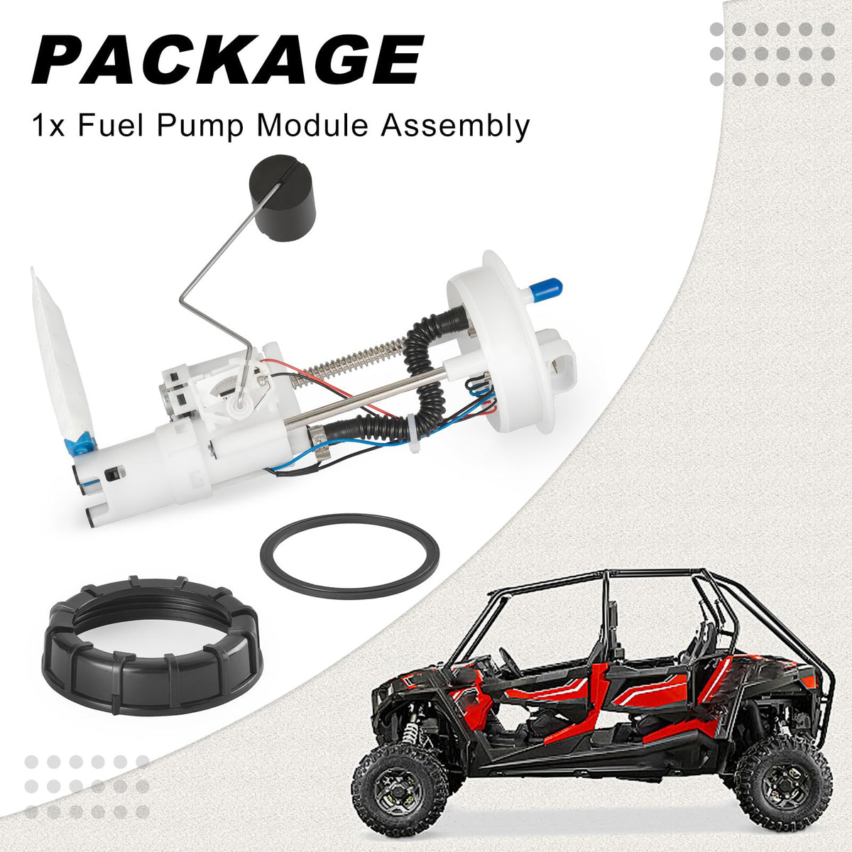 zozoye packaged fuel pump assembly ready-to-install for quicker replacement benefit