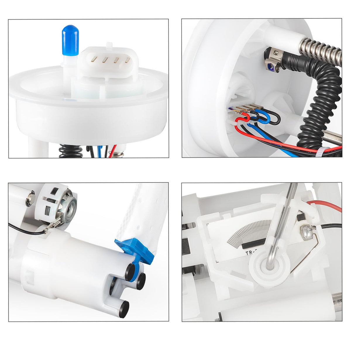 zozoye fuel pump side showing inlet and outlet for consistent fuel flow benefit