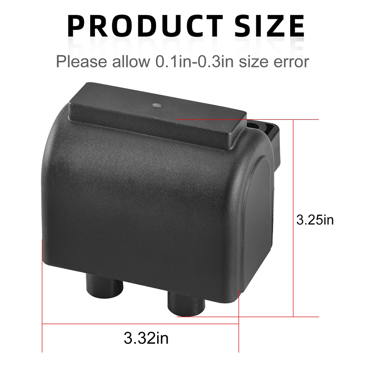 zozoye ignition coil size comparison with ruler for correct scaling