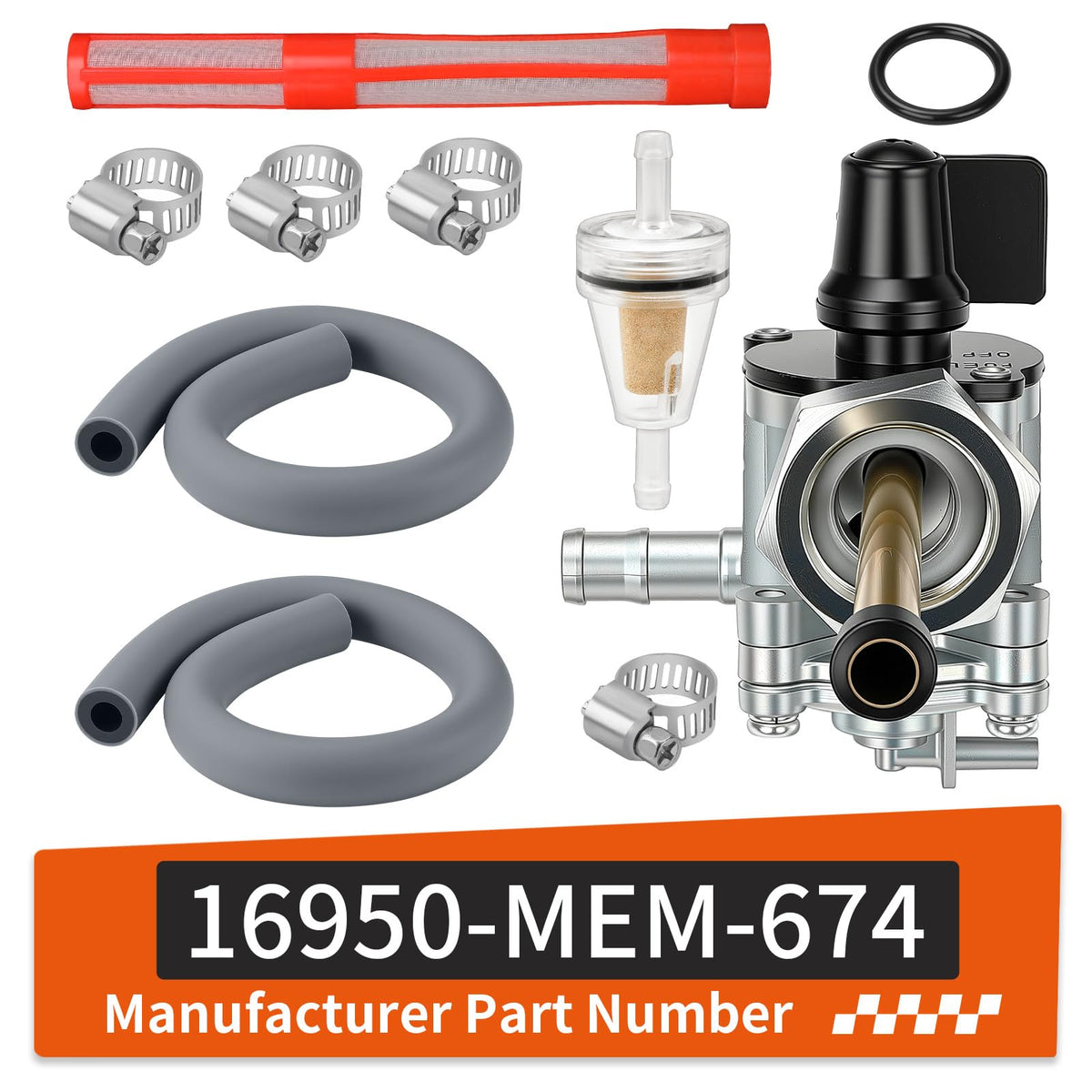zozoye petcock installed on Honda VTX1300 tank for restored fuel control