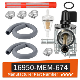 zozoye petcock installed on Honda VTX1300 tank for restored fuel control