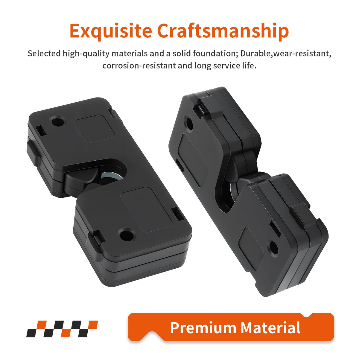 zozoye textured finish of latch housing showing corrosion-resistant surface