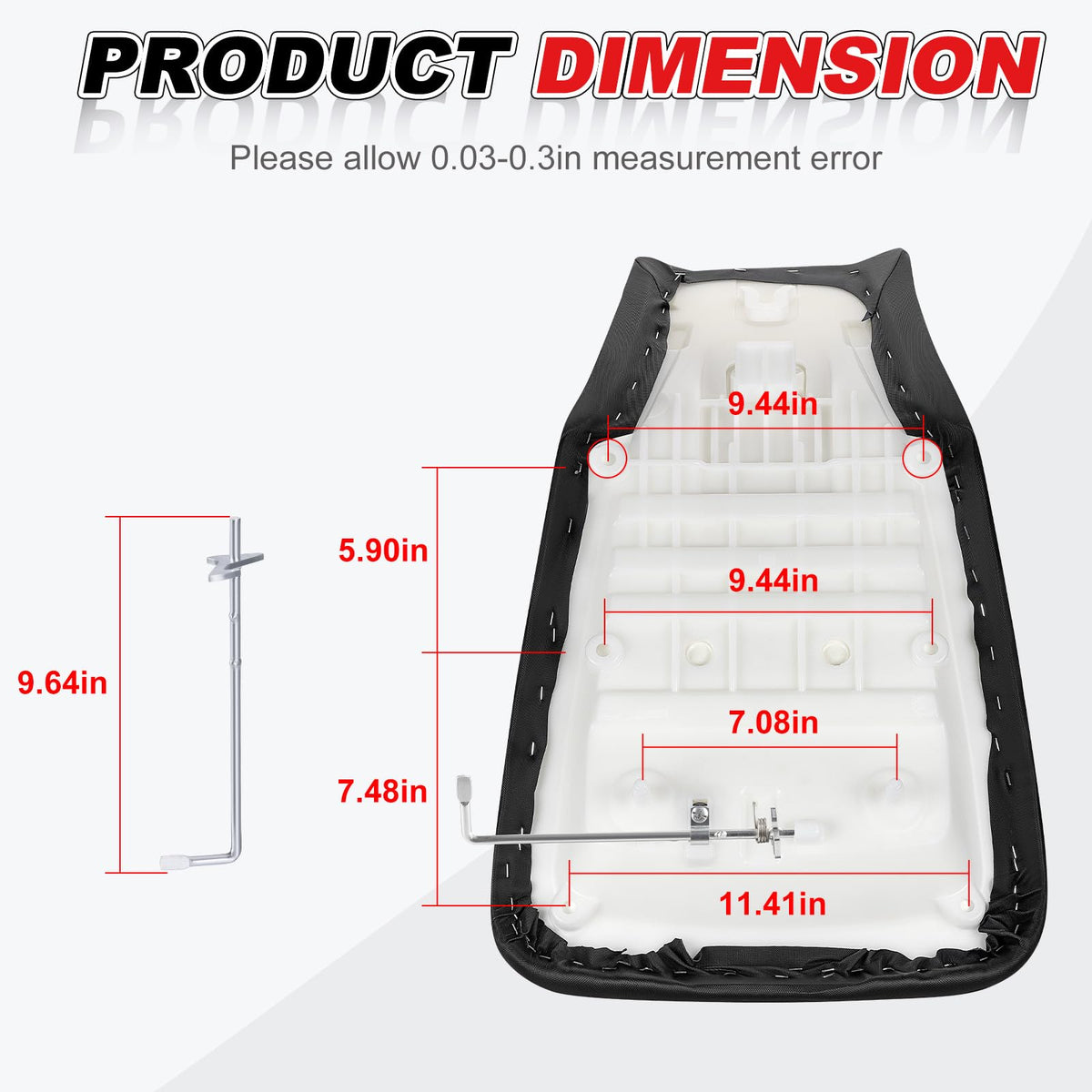 zozoye seat label with OEM part number for quick verification