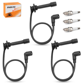 zozoye spark plug and cap wire kit front packaging showing sealed parts and labels for easy ID