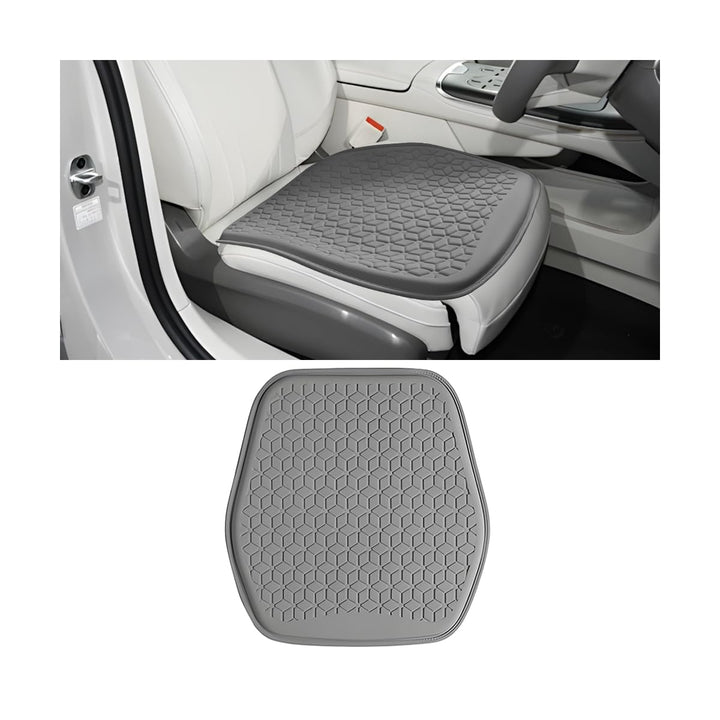 Zpana front view gray cushion showing breathable surface and comfortable support