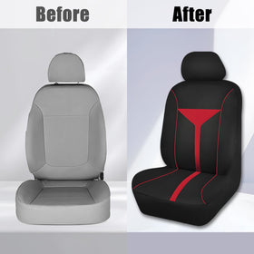 Zpana lifestyle shot inside car showcasing style and easy upkeep