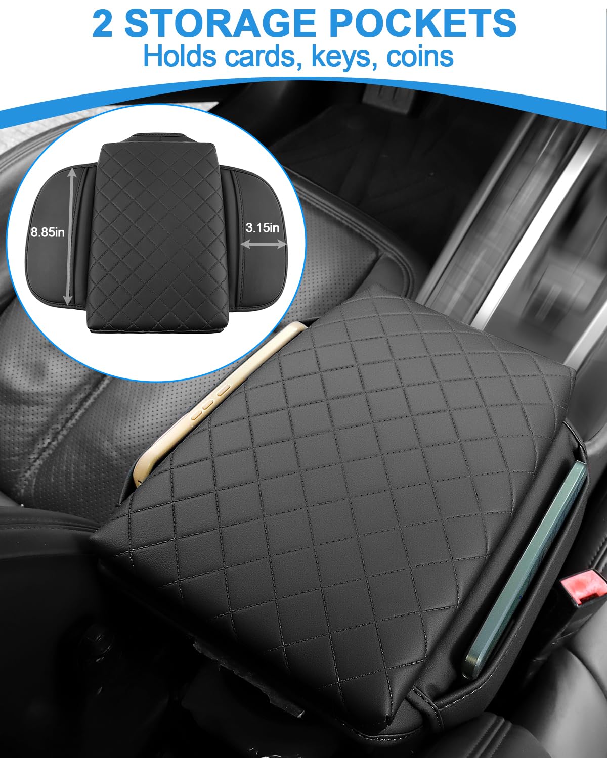 Zrebrio straps and anti-slip dots for secure, tool-free quick installation