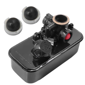 Zreneyfex carburetor front view showing fitment and improved fuel control
