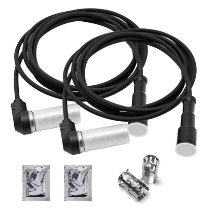 Zreneyfex front view of harness pack showing two harnesses and labeling for quick identification