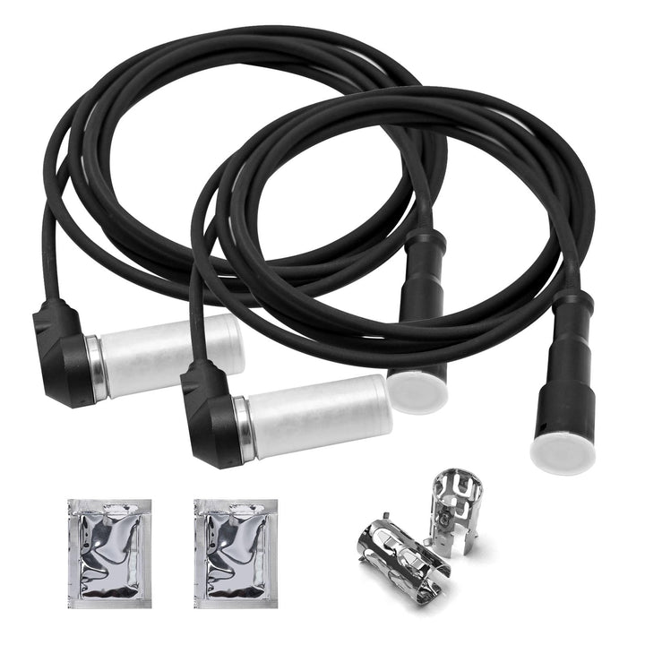 Zreneyfex front view of harness pack showing two harnesses and labeling for quick identification