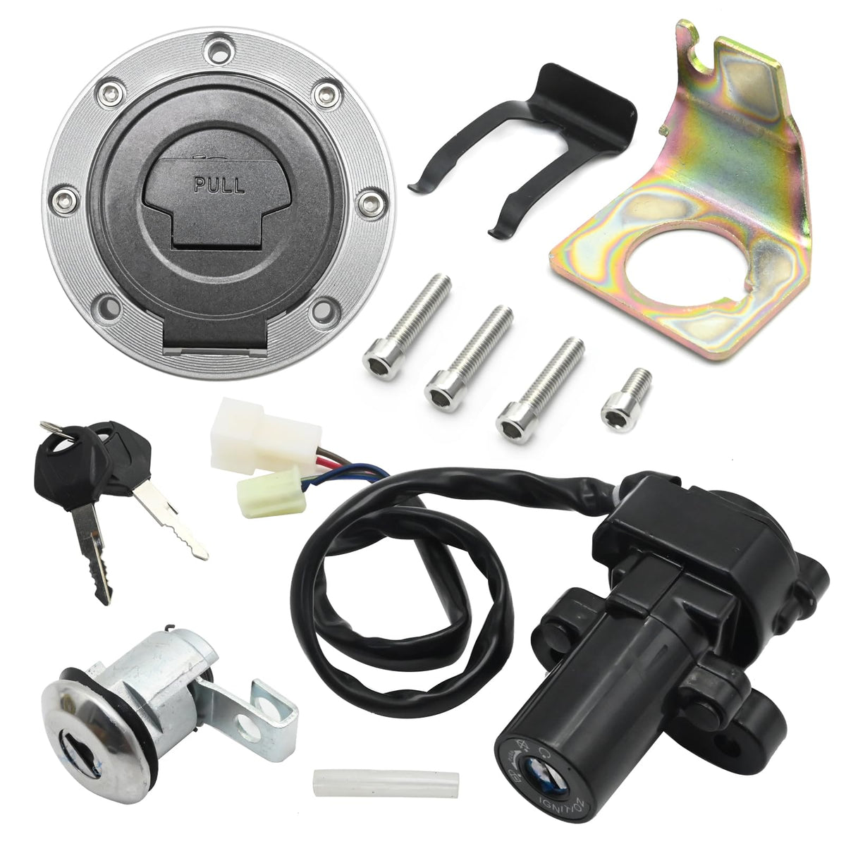 Zreneyfex ignition switch front assembly showing clean fit and improved reliability