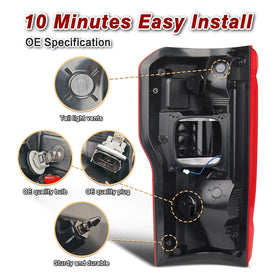 ZSBMP taillight rear connector and mounting points for easy plug-and-play benefit