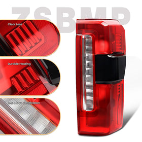 ZSBMP packaged taillight and included parts for straightforward installation benefit