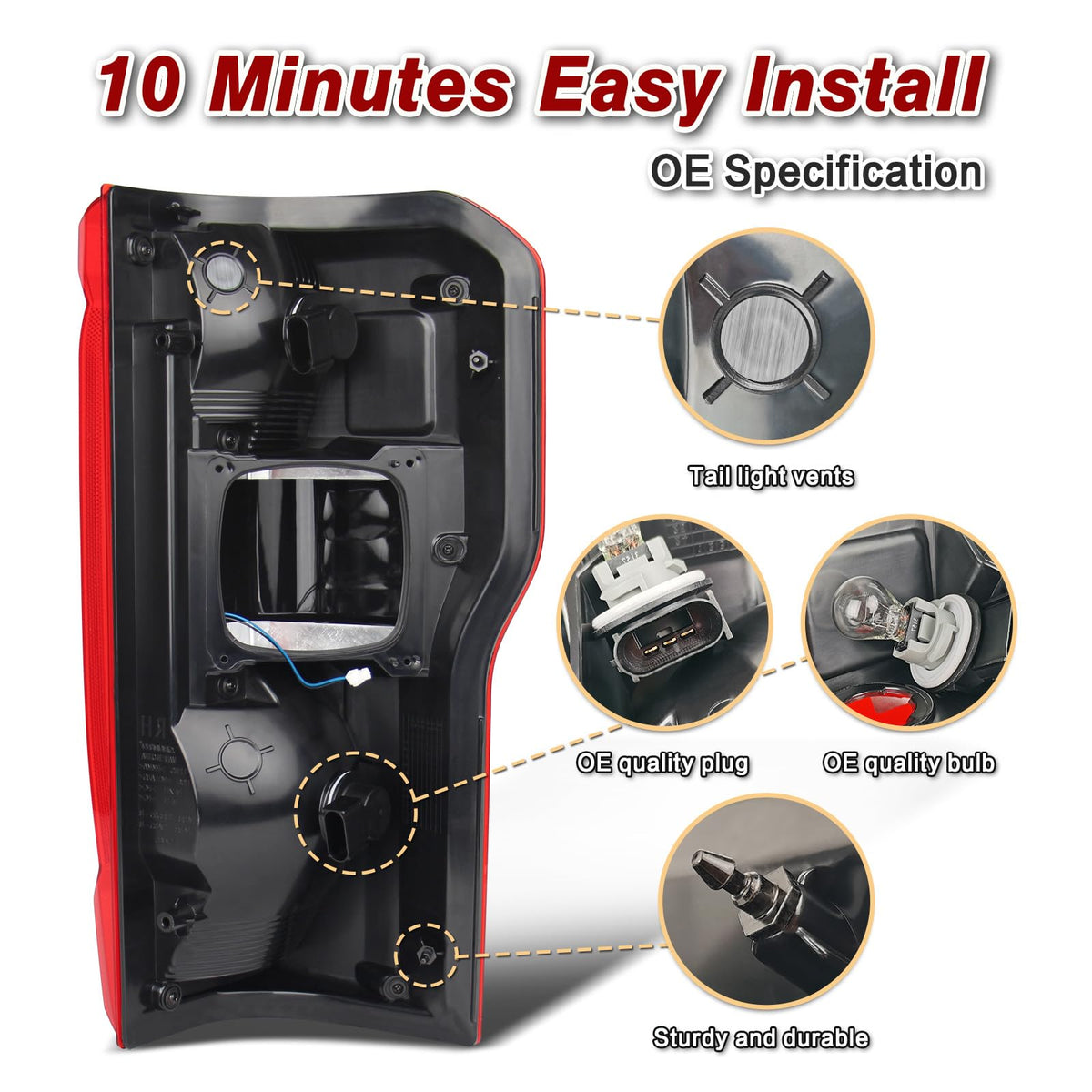 ZSBMP back connector detail illustrating plug-and-play compatibility with factory harness