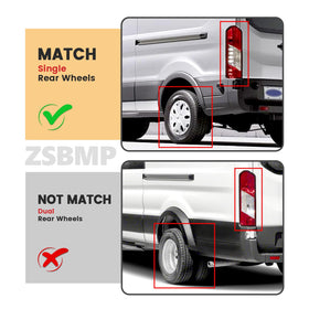 ZSBMP bulbs and wiring included for plug-and-play installation benefit