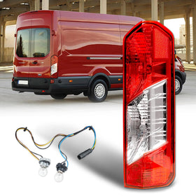 ZSBMP front view tail light showing full lens and fit for easy replacement