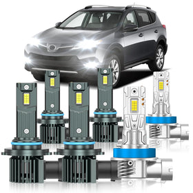 ZSTOPCL front packaging showing six fog bulbs and compatibility with RAV4 for easy fit