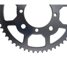 ZTDZZH sprocket mounted on ATV wheel demonstrating correct fit and drivetrain improvement