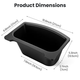 ZTGPMP side profile showing contour fit for a flush console appearance