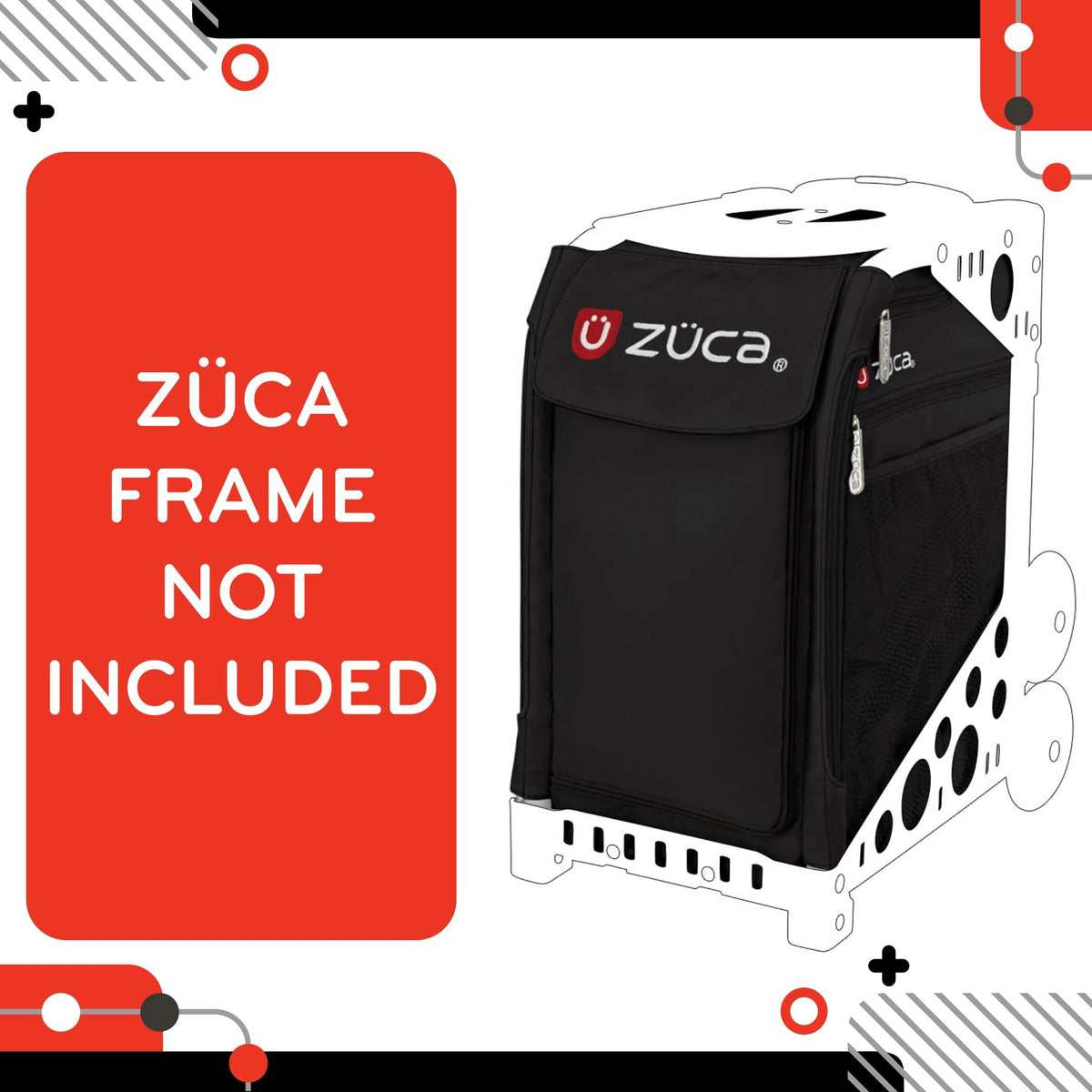 ZUCA insert 600D polyester texture demonstrating water resistance