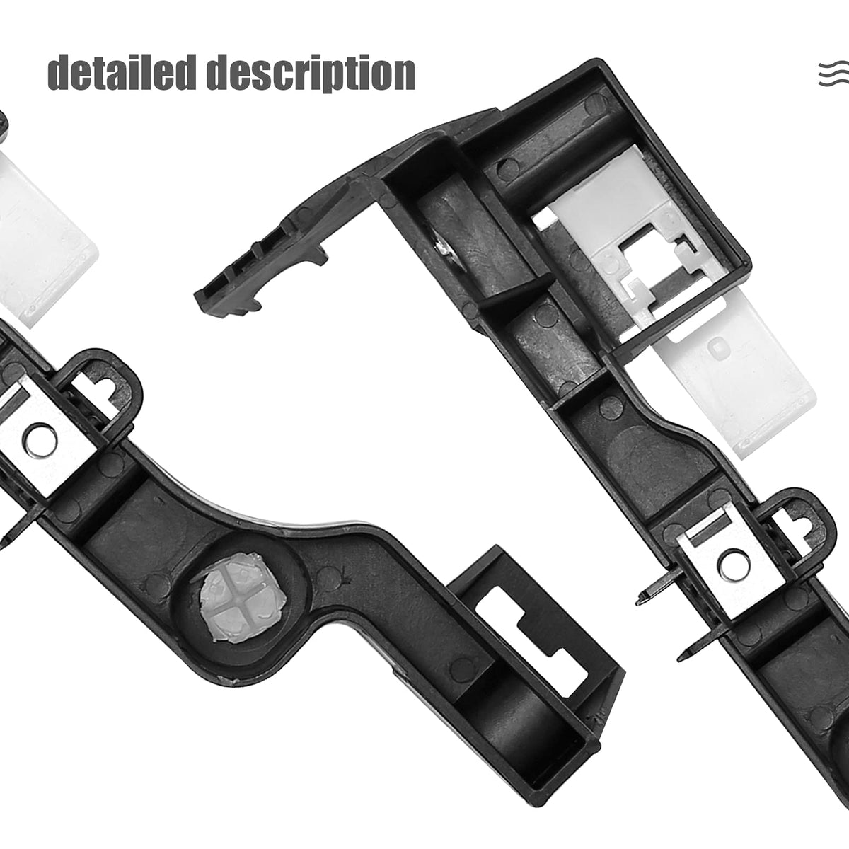 ZUDKSUY driver side bracket installed on Dodge Ram demonstrating secure headlight support